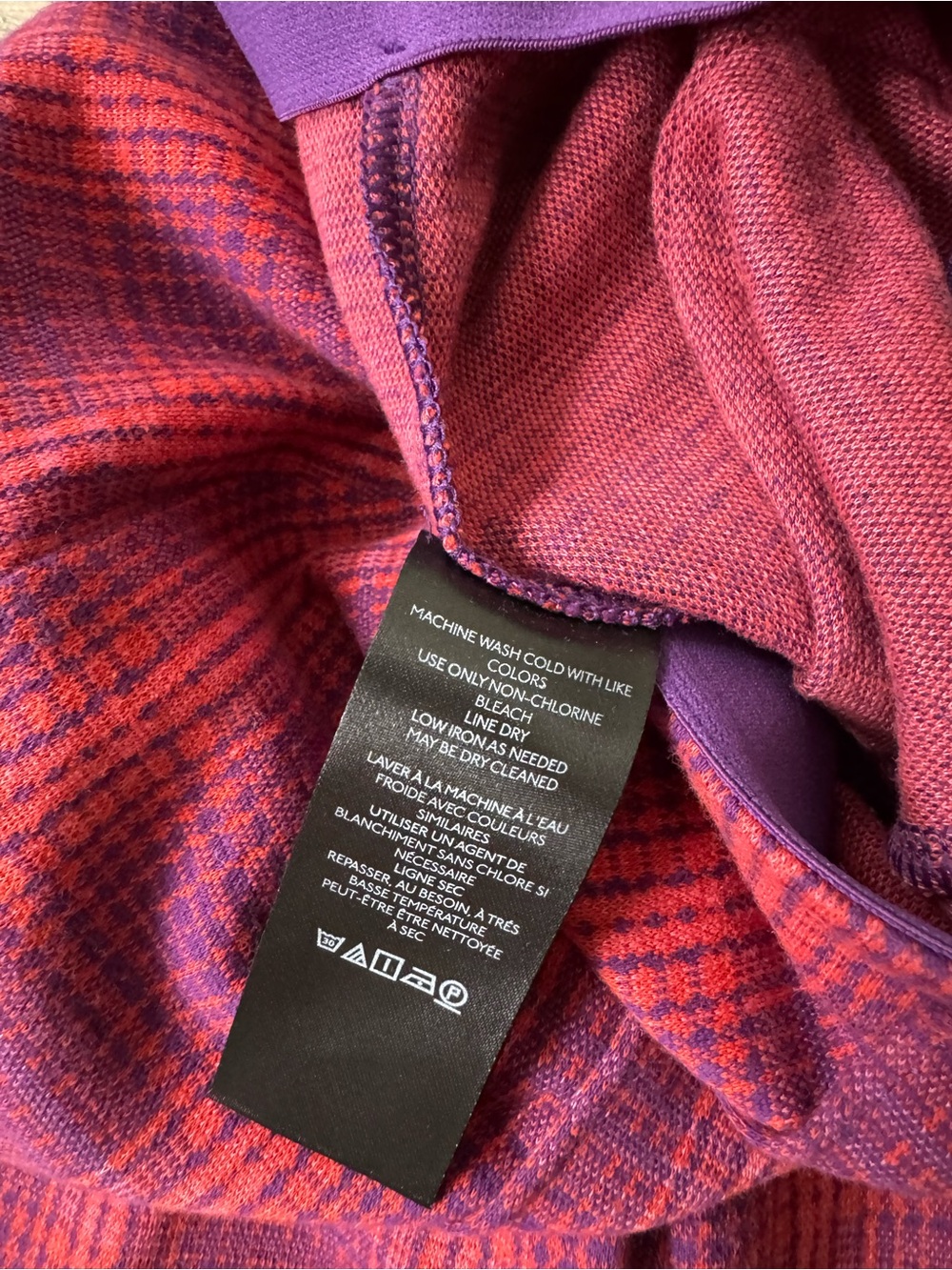 Maeve by Anthropologie Margot Kick-Flare Pants in Red and Purple Plaid Sz Small - Picture 4 of 10